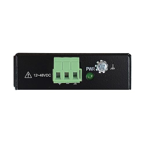 Tripp Lite 5-Port Industrial Gigabit Ethernet Switch with Ethernet/IP Quality of Service (EIP QoS), Unmanaged, DIN Rail & Wall Mounting, -40° to 75°C Temperature Range, 3-Year Warranty (NGI-U05E) Unmanaged 5-Port EIP QoS