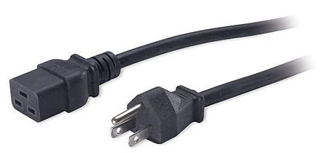 Power cable - IEC 320 EN 60320 C19 (F) - NEMA 5-15 (M) - 8 ft