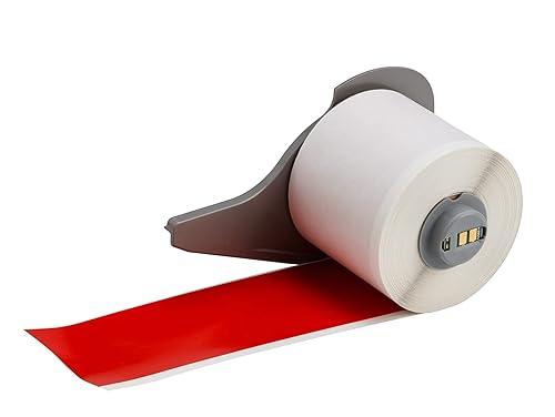 Brady All Weather Permanent Adhesive Vinyl Label Tape for M710 and BMP71 Printers - 2 x 50', Red. M7C-2000-595-RD