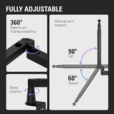 Elgato Wave Mic Arm LP - Premium Low Profile Microphone Arm with Cable Management Channels, Desk Clamp, Versatile Mounting and Fully Adjustable, perfect for Podcast, Streaming, Gaming, Home Office Low Profile Black