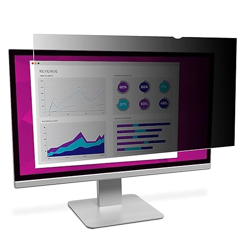 3M Computer Privacy Screen Filter for 24 inch Monitors - High Clarity - Widescreen 16:10 - HC240W1B High Clarity 16:10 High Clarity