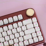Azio IZO Wireless BT5/USB PC & Mac Mechanical Keyboard, Baroque Rose Baroque Rose Azio IZO Keyboard