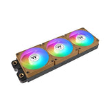 Thermaltake CT120 EX Reverse ARGB Sync PC Cooling Fan 3 Pack, 500~2000 RPM, 5V Mobo Sync, 16.8 Million Colors 9 LEDs, MagForce 2.0 Connectors, Hydraulic Bearing, Gravel Sand, CL-F224-PL12GS-A