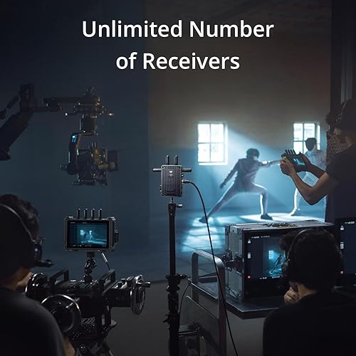 DJI Transmission (Standard Combo), 20,000ft 1080p/60fps Wireless Transmission, with Transmitter and Receiver, Transmits MetaData via SDI, Dual-Link SDI + HDMI Output, Unlimited Number of Receivers