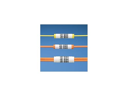 Panduit S100X160YAJ Self-Laminating Label, 1 by 1.60, Polyester, White (Pack of 2500)