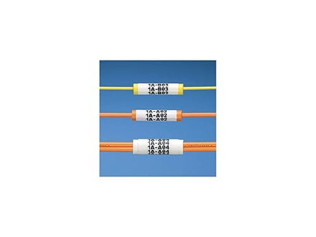 Panduit S100X160YAJ Self-Laminating Label, 1 by 1.60, Polyester, White (Pack of 2500)