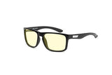 Gunnar Gaming and Computer Eyewear - Intercept - Reading Strength + 1.0, Frame Colour: Onyx, Lens Tint: Amber (Blocks 65% Blue Light & 100% UV Light)- Blue Light Blocking Glasses - Patented lens, Onyx Frame, One Size