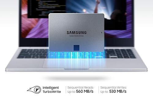 Samsung 870 QVO SATA III SSD 4TB 2.5 Internal Solid State Hard Drive, Upgrade PC Or Laptop Memory And Storage MZ-77Q4T0B
