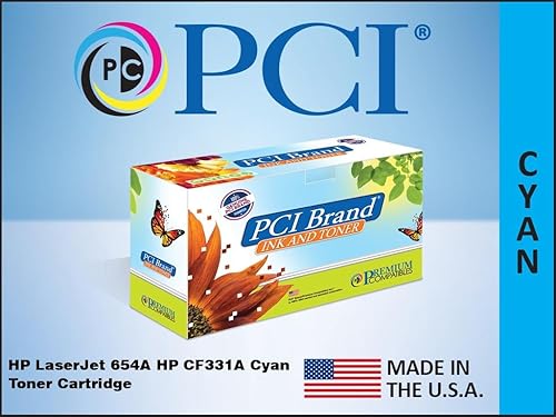 Pci Reman 654A Cf331a Cyan Toner Ctg