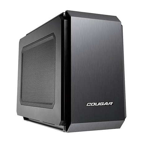 Cougar QBX Pro Gaming PC Case - Mini ITX Computer Case-Compact- Expandible-Massive Storage - 80mm Fan(1), 90mm Fan(1), 120mm Fans(4)