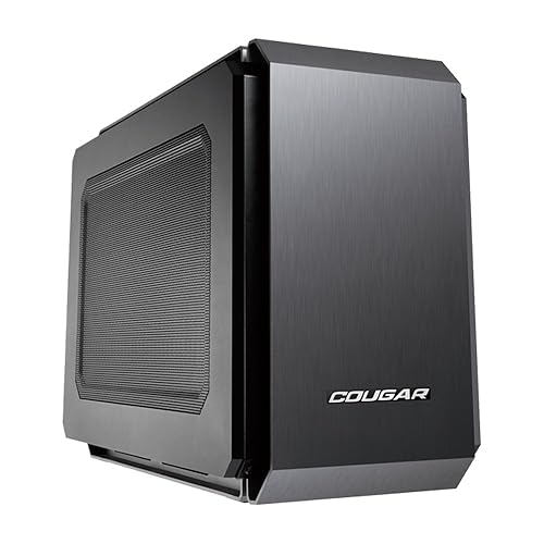Cougar QBX Pro Gaming PC Case - Mini ITX Computer Case-Compact- Expandible-Massive Storage - 80mm Fan(1), 90mm Fan(1), 120mm Fans(4)