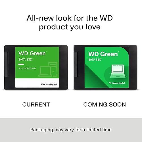 Western Digital Green 2TB Internal PC SSD - SATA III 6 Gb/s, 2.5 Inch /7mm - S200T2G0A 2TB 2.5/7mm SSD