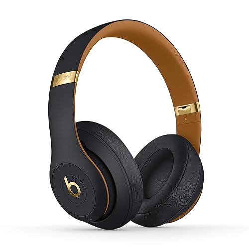 Beats Studio3 Wireless Noise Cancelling Over-Ear Headphones - Apple W1 Headphone Chip, Class 1 Bluetooth, Active Noise Cancelling, 22 Hours of Listening Time, Built-in Microphone - Midnight Black Midnight Black Headphone Only