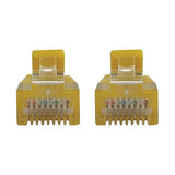 Tripp Lite Cat6a 10G Ethernet Cable, Snagless Molded Slim UTP Network Patch Cable (RJ45 M/M), Yellow, 6 Feet / 1.83 Meters, Manufacturer's Warranty (N261-S06-YW)
