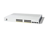 Cisco Catalyst 1300-24P-4X Managed Switch, 24 Port GE, PoE, 4x10GE SFP+, Limited Lifetime Protection (C1300-24P-4X)