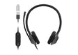 Cisco Headset 322Q USB-C, Wired Dual On-Ear Headphones, Microsoft Teams Controller with USB-C, Carbon Black, 2-Year Limited Liability Warranty (HS-W-322Q-C-USBC)