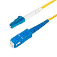 StarTech.com 2m (6.6ft) LC to SC (UPC) OS2 Single Mode Simplex Fiber Optic Cable, 9/125µm, 40G/100G, LSZH Fiber Patch Cord