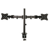 3M Dual Monitor Mount, Adjustable Monitor Arm, for Monitors Up to 27 and 20lbs, Clamp or Grommet Mounting Dual Monitor Adjustable