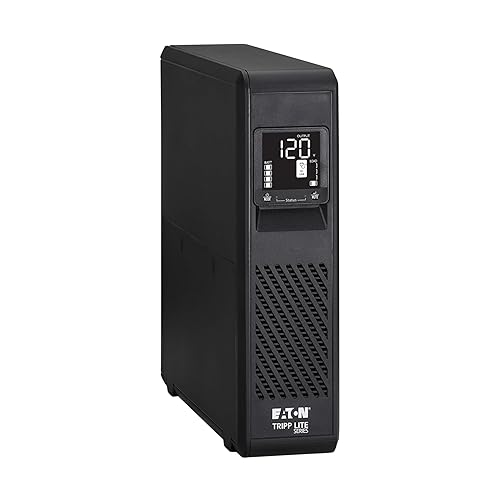 Eaton Tripp Lite Series SMART750PSRTNC 750VA Online Cloud-Connected Tower UPS Battery Backup & Surge Protector, 475W, Pure Sine Wave, AVR, Computer Uninterruptible Power Supply Units