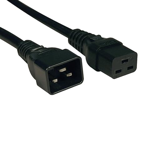 Tripp Lite 6ft Power Cord Extension Cable C19 To C20 Heavy Duty 20A 12AWG 6