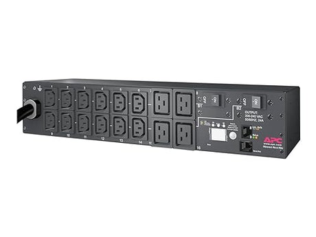 APC Rack Mount PDU, Metered 208V/30A, (16) Outlets, 2U Horizontal Rackmount (AP7811B) Metered 30A Horizontal