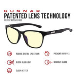 Gunnar Optiks Blue Light Blocking Glasses for Gaming & Computer Onyx Frame Amber Lens