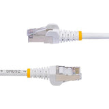 StarTech.com 25ft White CAT8 Ethernet Cable, Snagless RJ45, 25G/40G, 2000MHz, 100W PoE++, S/FTP, 26AWG Pure Bare Copper, LSZH