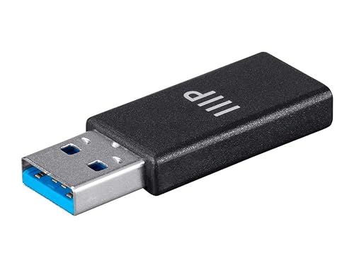 Monoprice USB-C Female to USB-A Male 3.1 Gen 2 Adapter - Up to 10Gbps Data Transfer speeds Through a Compatible Connection