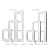 2N 9155022 cover box 2M surface installation frame