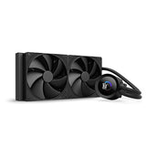 NZXT Kraken Plus 280 – AIO CPU Liquid Cooler – 280mm Radiator – 2 x F140P Fans – Customizable 1.54 Square LCD – AMD® AM5, AM4 – Intel® LGA 1851/1700, 1200/115X – Black 280mm Radiator Kraken Plus Black