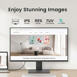 BenQ GW2491 23.8” 1080p FHD 100Hz IPS Eye-Care Monitor, HDMI, DisplayPort, 1080x1920, Ultra Slim Bezel, TUV-Certified, Flicker-Free, Low Blue Light Plus, Eye-CareU