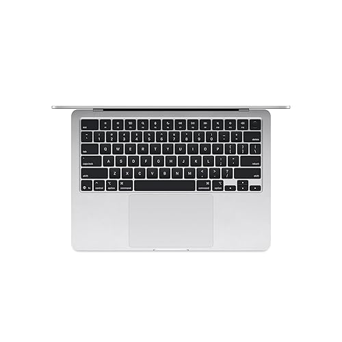 Apple 2025 MacBook Air 13-inch Laptop with M4 chip: Built for Apple Intelligence, 16GB Unified Memory, 512GB SSD Storage, Touch ID; Silver - English Keyboard English Keyboard 16GB Unified memory / 512GB storage Silver Without AppleCare +