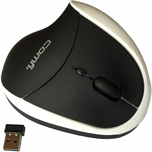 Ergoguys Comfi II Wireless Ergonomic Computer Mouse White