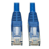 Tripp Lite Cat6 Ethernet Cable, RJ45 M/M Gigabit, Snagless, Molded, UTP, PoE, CMR-LP Patch Cable, 6 ft. Blue (N201P-006-BL)