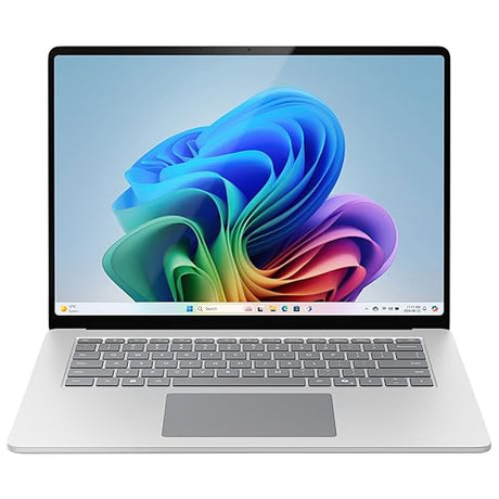 Refurbished (Excellent) Microsoft Surface Laptop 15 Touchscreen Copilot+ PC Laptop (Snapdragon X Elite/16GB RAM/256GB SSD) - Platinum