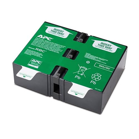 APC Replacement Battery Cartridge #165 - UPS Battery - 1 x Lead Acid 177 Wh - Black - for Back-UPS Pro BR1300MI