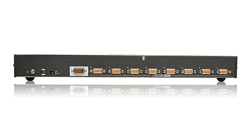 IOGEAR - 8-Port USB PS/2 Combo VGA DisplayPort KVM Kit - GCS1808DPKITU