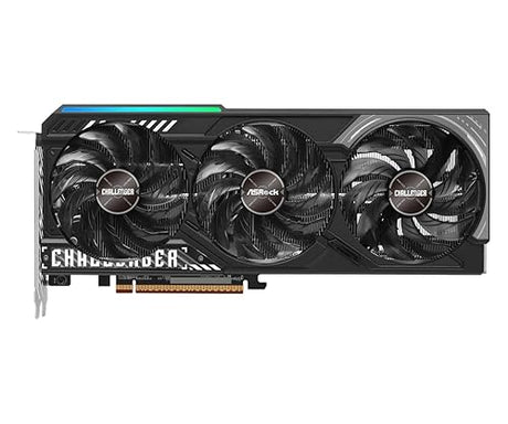 ASRock AMD Radeon RX 9070 Challenger 16GB Graphics Card - 16GB GDDR6, 256-bit, 1x HDMI, 3X DisplayPort