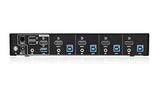 IOGEAR 4-Port 4K KVMP Switch with HDMI Connection, USB 3.0 Hub, and Audio (TAA) GCS1934H
