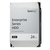 [Hard Drive for NAS] Synology HAT5320-24T [24TB 3.5 SATA 7,200 rpm / Enterprise Grade Hard Drive (MTTF 2.5 million hours) 24TB Enterprise Grade