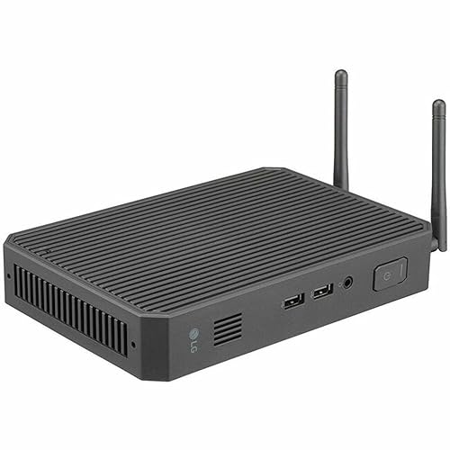 LG CQ600N-6N - Thin Client - USFF - 1 x Celeron N5105 / 2 GHz - RAM 4 GB - Flash - eMMC 16 GB - UHD Graphics - GigE - WLAN: 802.11a/b/g/n/ac/ax, Bluetooth 5.1 - no OS - Monitor: None