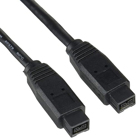 StarTech.com 6 ft 1394b 9 Pin to 9 Pin Firewire 800 Cable M/M - IEEE 1394 cable - FireWire 800 (M) to FireWire 800 (M) (6 ft) - black (1394_99_6)