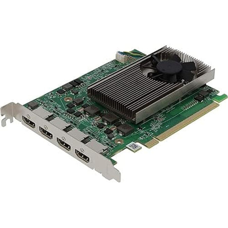 VisionTek Radeon RX 550 4GB GDDR5 4K Monitor Graphics Card, 4X HDMI Outputs, Radeon Freesync 2, PCI Express 3.0, DirectX 12, Bus-Powered - 901459