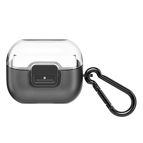 Samsung Galaxy Buds3/Buds3 Pro Clip Case with Carabiner (Clear)