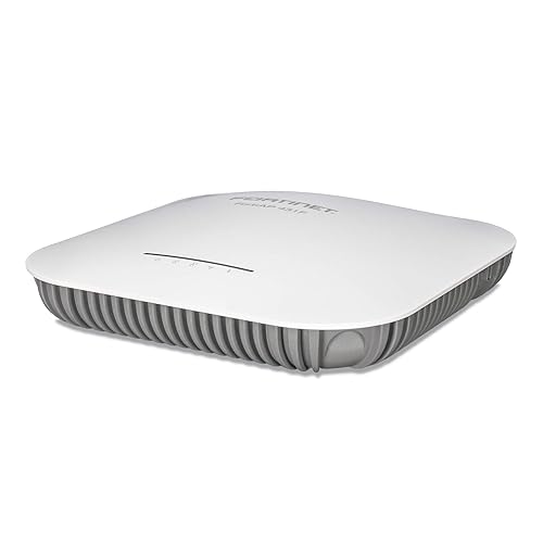 FORTINET FortiAP Indoor Wireless AP - Tri Radio (2X 802.11 a/b/g/n/ac/ax, 4x4 MIMO and 1x 802.11 a/b/g/n/ac Wave 2, 1x1 MU-MIMO) (FAP-433F-A)