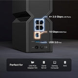 TP-Link Tri-Band BE9700 WiFi 7 Router (Archer BE550 Pro)- 1 × 10G + 4 × 2.5G, USB 3.0, 6 Internal Antennas, VPN Clients & Server 6GHz Band, Easy-Mesh, HomeShield, MLO, Private IOT Wi-Fi 7 | BE9700 Tri-Band w/1 × 10G + 4 × 2.5G Ports