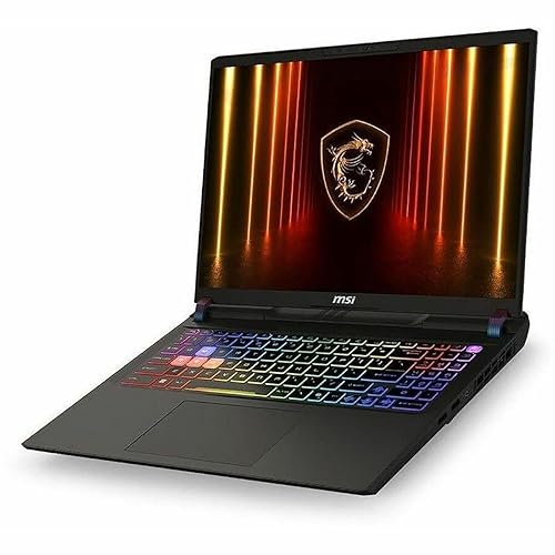 MSI Vector 16 HX AI A2XWHG-285US 16 WQXGA 240Hz Gaming Laptop, Intel Core Ultra 7 255HX 2.4GHz, 32GB RAM, 1TB SSD, NVIDIA GeForce RTX 5070 Ti 12GB, Window 11 Home, Cosmo Gray
