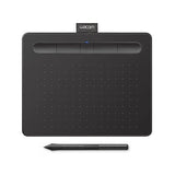 Wacom Intuos Small Bluetooth Graphics Drawing Tablet, Portable for Teachers, Students and Creators, 4 Customizable ExpressKeys, Compatible with Chromebook Mac OS Android and Windows - Black