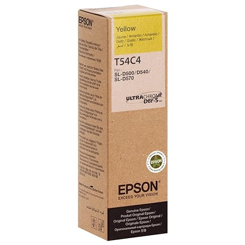 EPSON T54C4 Ink Bottle Yellow Ink for SureLab D500 Printer (Ref C13T54C420)