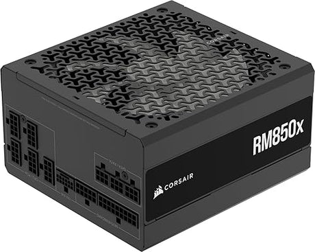 CORSAIR RM850x Fully Modular Low-Noise ATX Power Supply – ATX 3.1 Compliant – PCIe 5.1 Support – Cybenetics Gold Efficiency – Native 12V-2x6 Connector – Black RMx (2024) 850 Watts Black